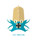 kanto, omastar, pokemon, water svg vector icon