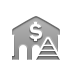 bank,pyramid icon