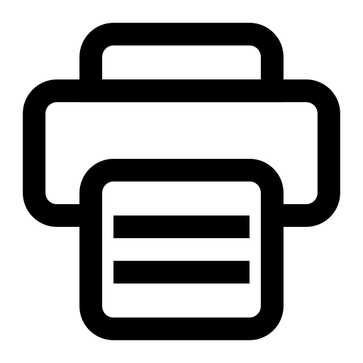 Printer svg vector icon