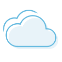 cloudy, weather svg vector icon