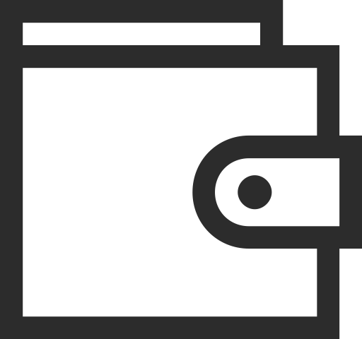 Wallet svg vector icon
