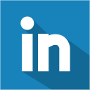 social,media,flat,shadow,set,linkedin icon