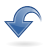 dynamic,blue,down,descend,download,fall,decrease,descending icon