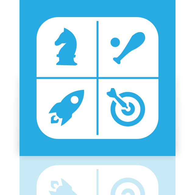 games, mirror icon