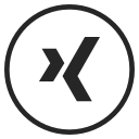 logo, social, xing svg vector icon