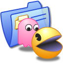 folder,blue,game,gaming icon
