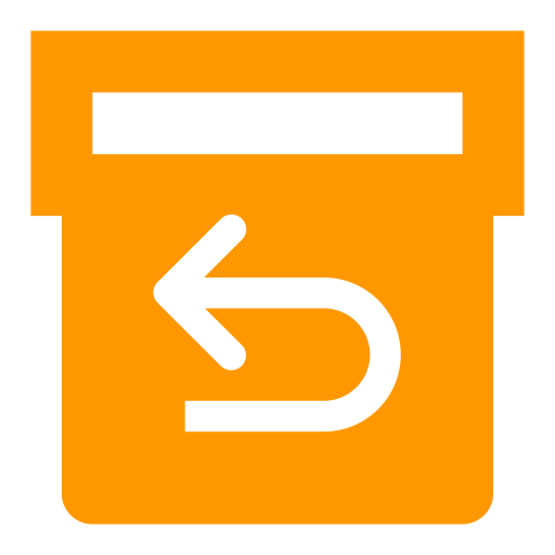 Sales Return svg vector icon
