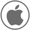 apple, mac svg vector icon