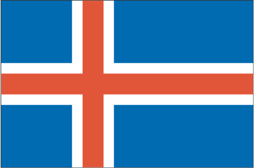 Iceland svg vector icon