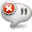 comment, delete icon