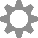 cog, gear, preferences, settings svg vector icon