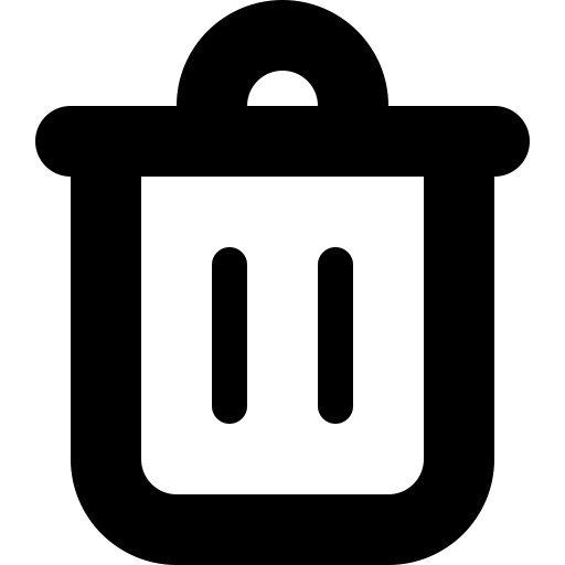Bin svg vector icon