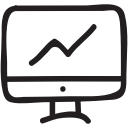 business, chart, data, graph, onlinechart, report, reporting svg vector icon