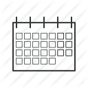 calendar, event, month, period, schedule, time, year icon