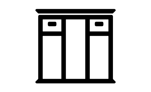 European Cabinet Installation svg vector icon