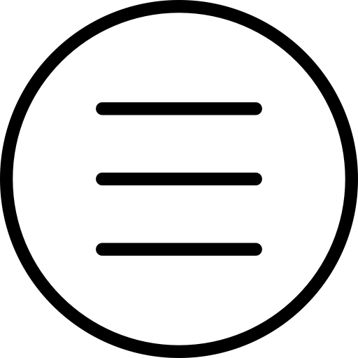 Menu svg vector icon