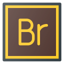 adobe, brand, brands, bridge, logo, logos svg vector icon