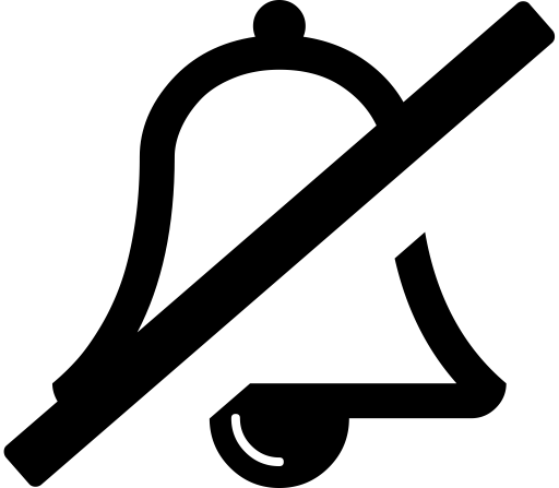 Bell Slash O svg vector icon
