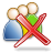 delete,all,participant,del,remove icon
