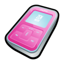 creative,zen,micro,pink,mp3 player,ipod icon