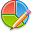 chart,pie,edit,graph,write,writing icon