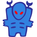 king,bockle,blue icon