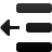 indent,decrease icon
