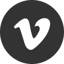 media, online, social, vimeo svg vector icon