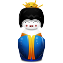 china,blue icon