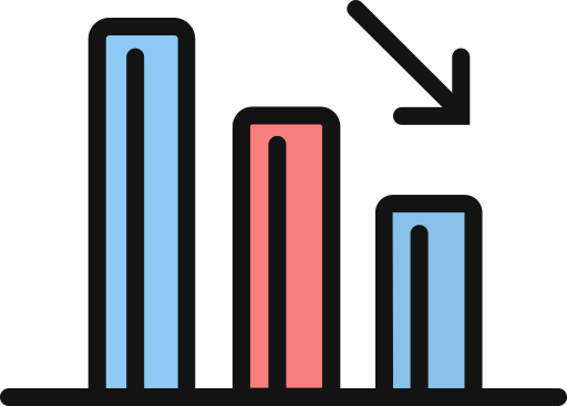 Performance Decline svg vector icon