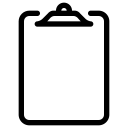 clipboard, document, file, list, report svg vector icon