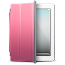 cover, ipad, pink, white icon