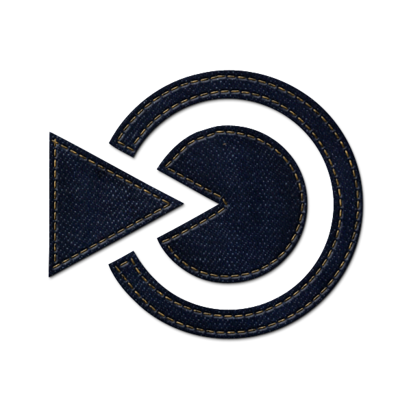 denim,jean,social,blinklist,logo icon