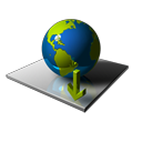 earth,download,descending,fall,decrease,down,descend,globe,planet,world icon