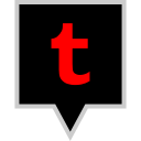 brand, logo, social, tumblr svg vector icon
