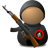 aspira,soldier,with,weapon icon