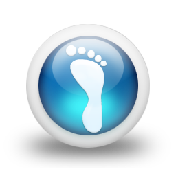 glossy,blue,orb icon