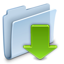 downlads,folder,badged icon