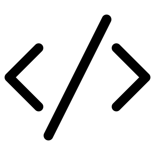 Code svg vector icon