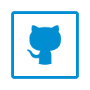 connection, github, network, share, social, square svg vector icon