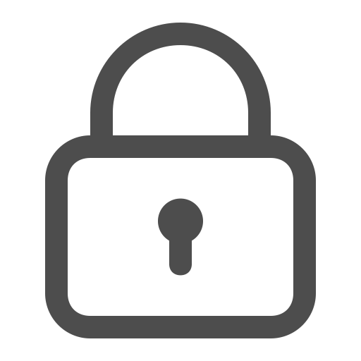 Lock svg vector icon