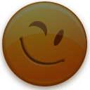 dimmed, invisible, smiley icon