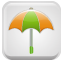 49, button, umbrella, weather icon