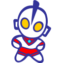 great,blue icon