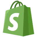 ecommerce, logo, shopify svg vector icon