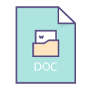 doc, document, file, format svg vector icon