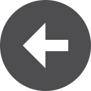 arrow, left svg vector icon