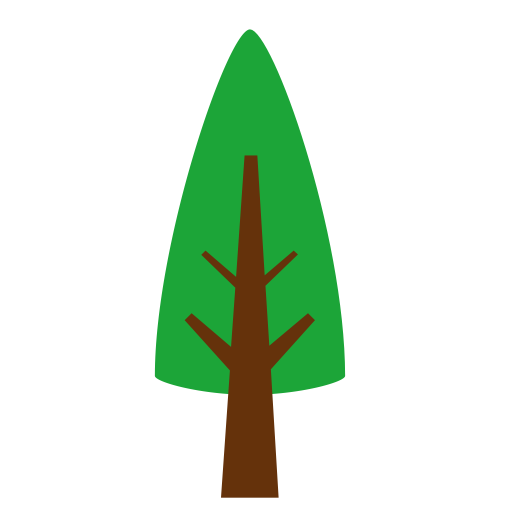 Tree svg vector icon