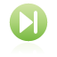 button, end, green icon