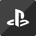 gloss, media, playstation, social, square svg vector icon
